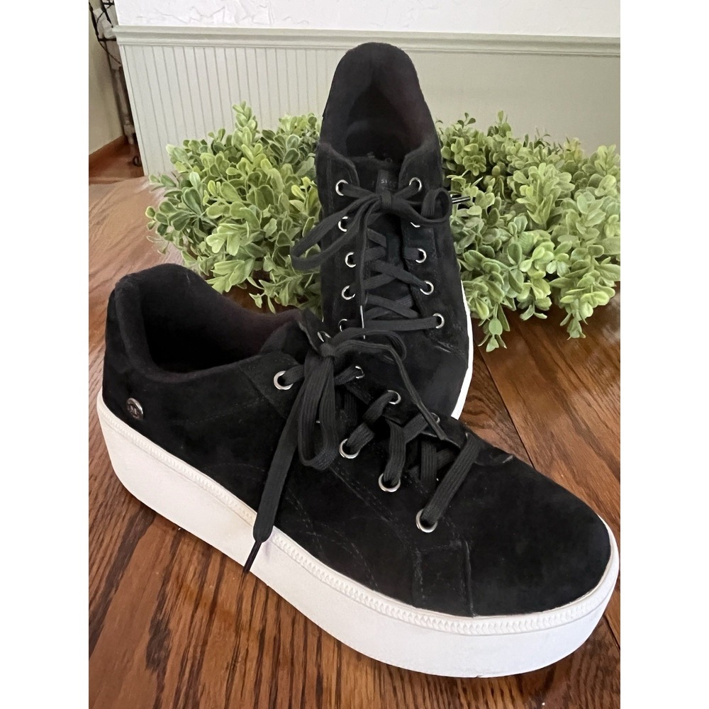 SKECHERS Martha Stewart Plateau Shoes Womens Size 10 Chic Lady Black
